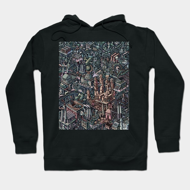 The Whole Economy Explained Hoodie by Lisa Haney